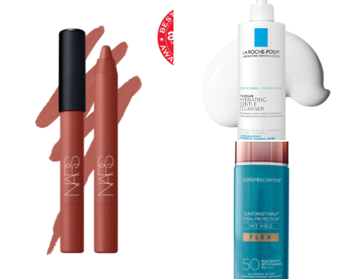 5 minute makeup and simple skin care. cover photo collage