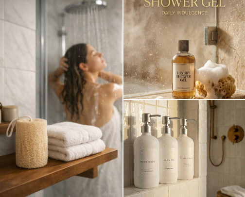 Must-Have Luxury Body Wash & Shower Gel Finds cover photo collage
