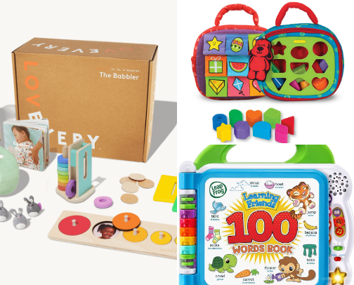 Educational Toys for toddlers cover photo collage