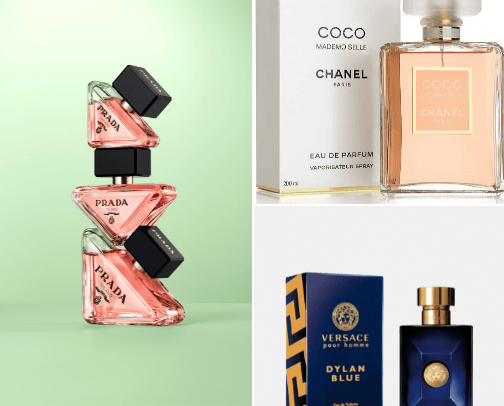 perfumes  cover photo collage