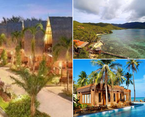 Resorts that must be visited when in karimunjawa island, Indonesia 🌸💫 cover photo collage