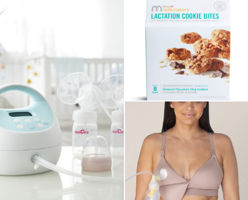 Breastfeeding essenials 🤍 cover photo collage