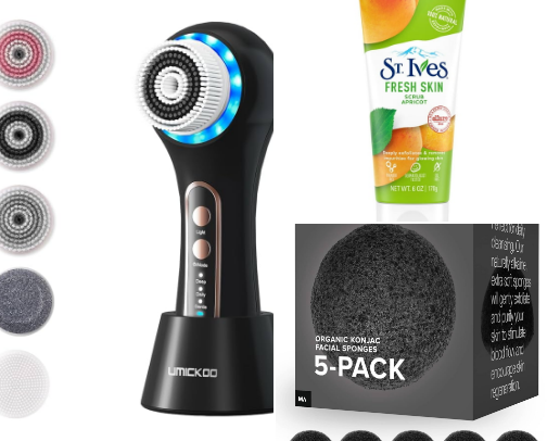 Skincare Essential Tools and Products for Smooth Glowing Skin cover photo collage