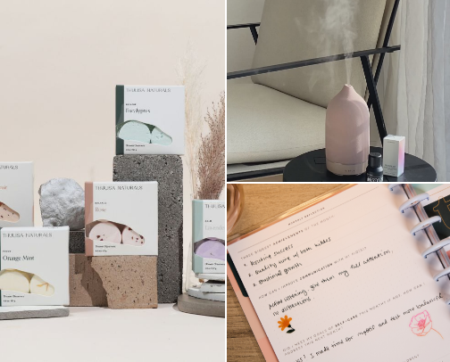 RESET & RECHARGE: Wellness & Lifestyle ESSENTIALS cover photo collage