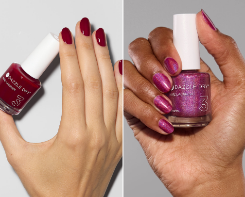 Dazzle Dry At-Home Manicure Guide cover photo collage