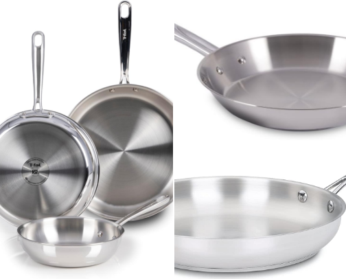 Top 10 Stainless Steel Frying Pan Reviews cover photo collage