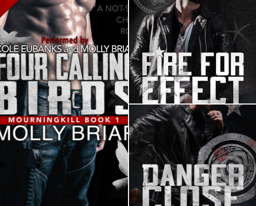 Free PDF - Four Calling Birds: A Second Chance Military Romance (Mourningkill Book 1) companions cover photo collage