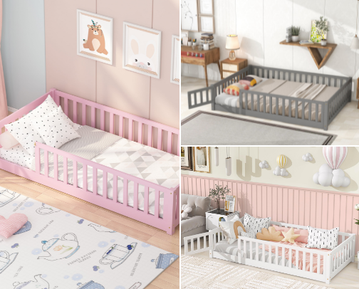 Walmart Floor Beds for Toddlers & Kids | Safe, Stylish & Affordable!! 🛌 cover photo collage