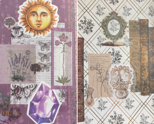 My Poems & Wallpaper Stories - my collage art & poetry and the arts and crafts I use cover photo collage