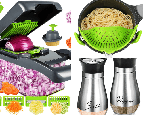 Kitchen gadgets and appliances to make your life Easy! cover photo collage