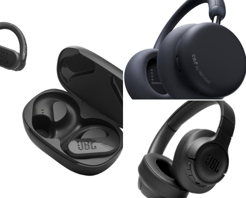 Best gym headphones under €100 cover photo collage