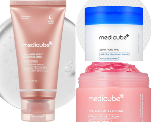 Skincare cover photo collage