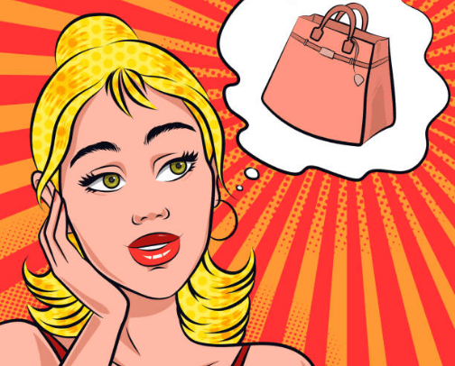 Handbag essentials cover photo collage
