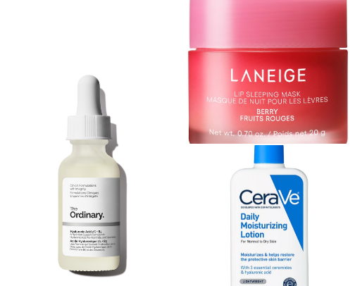 skincare that cares🥹🫧🩷 cover photo collage