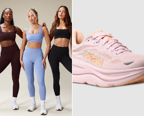 Gym accessories and Clothing cover photo collage