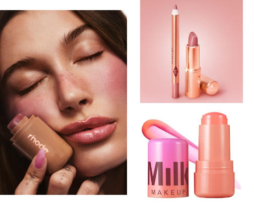 Gloss, Blush & Liners cover photo collage