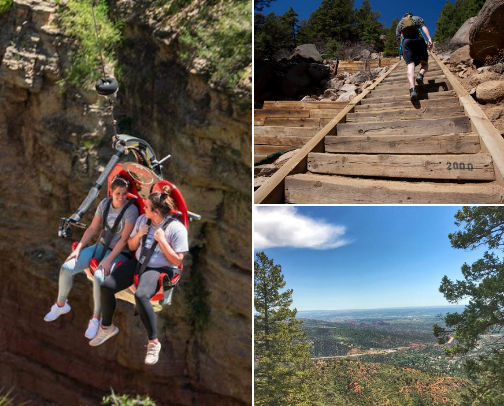 High Vibes, Higher Peaks Manitou Springs, Colorado cover photo collage