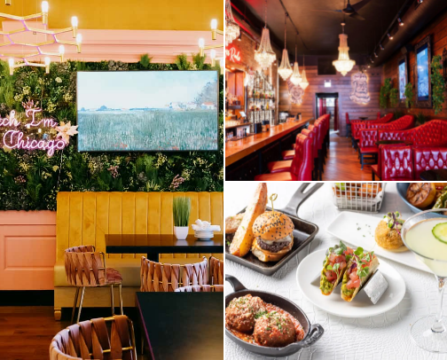 Best Happy Hour spots in Chicago cover photo collage