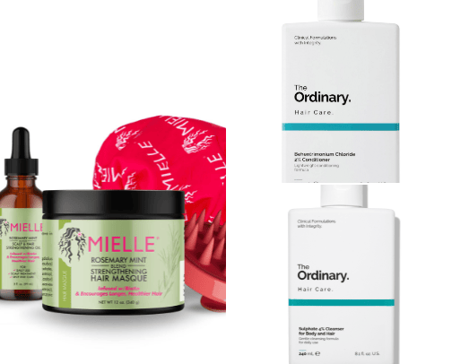 Hair care cover photo collage