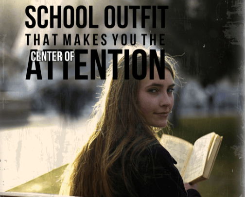 School outfit, which I recommend to all of you so that you are the center of attention cover photo collage