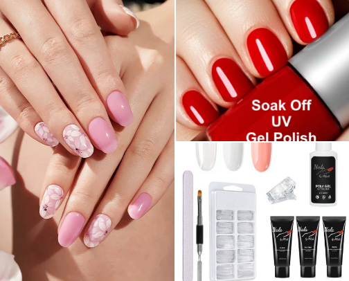 Nails cover photo collage
