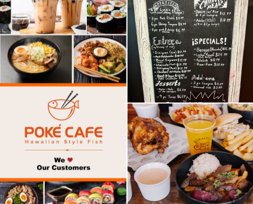 Charleston, SC area restaurants cover photo collage