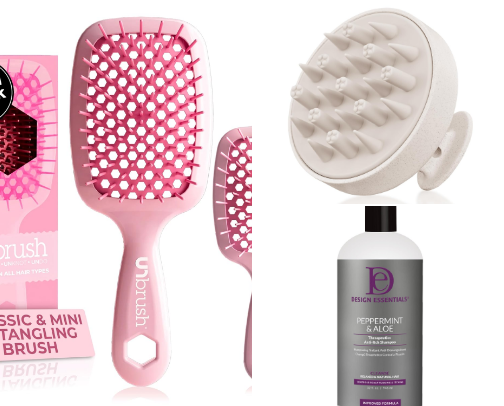 Curly Hair Care Essentials cover photo collage