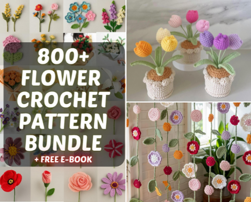 Everything about crochet. cover photo collage