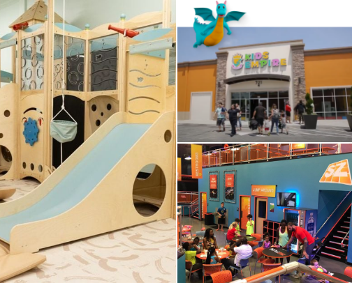 Indoor play areas for kiddos near and around Delaware cover photo collage