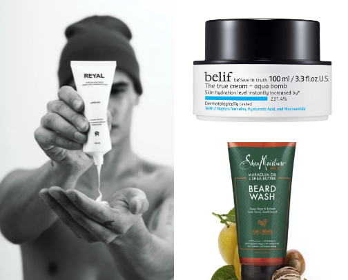 Men's MUST have SkinCare / Hygiene Products cover photo collage