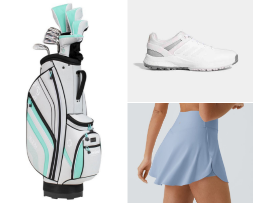 My Golfing Must Haves! cover photo collage