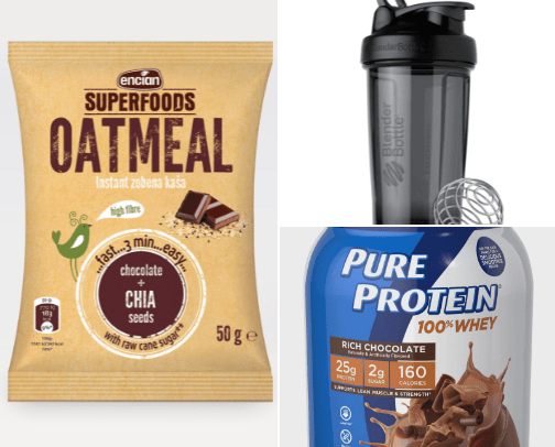 Health food cover photo collage