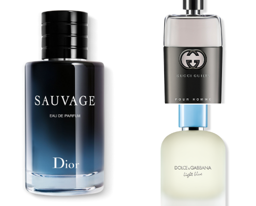 Fragrances cover photo collage