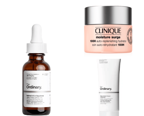 Skin care and make up remover cover photo collage