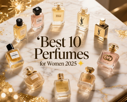 Best 10 Luxury Perfumes for Women in 2025 cover photo collage