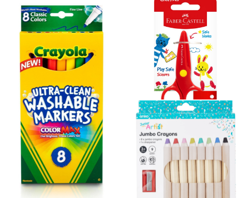 Fun art supplies for kids!!! cover photo collage