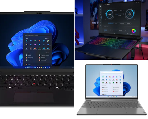 Top Lenovo Gear for Work, Play & Everywhere cover photo collage