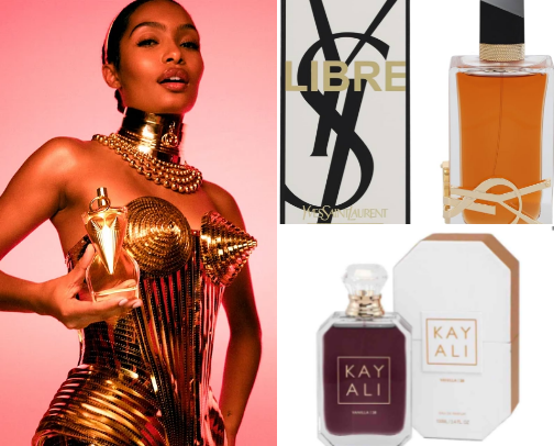 Top 5 winter parfumes for women cover photo collage