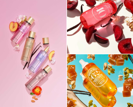 Body mists🧁 cover photo collage
