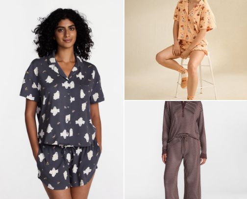 Women’s Pjs cover photo collage