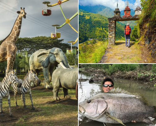 Leisure, Holidays and Travel cover photo collage