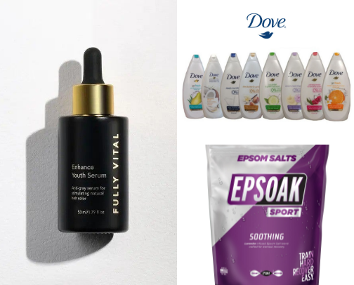 25 Daily Finds-Bath and Body- Bath needs, body care, etc cover photo collage