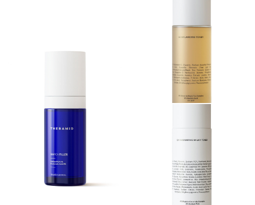 Transparent lab cover photo collage