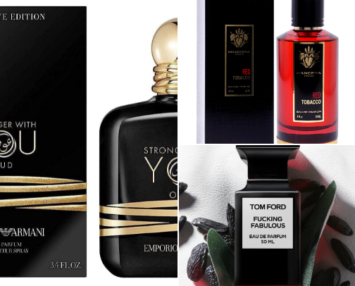 Best parfums for winter 2025. cover photo collage