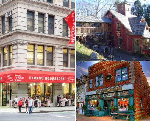 Must-Read Bookstores cover photo collage