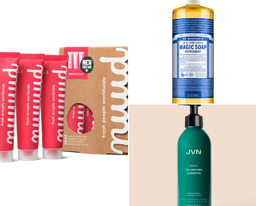 Miscellaneous care products cover photo collage