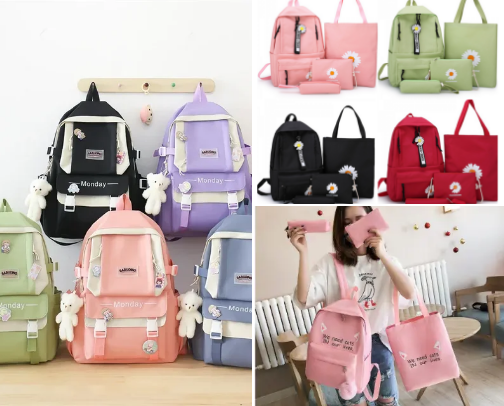 School Bags for women✨ cover photo collage