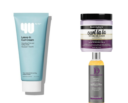 Hair products cover photo collage