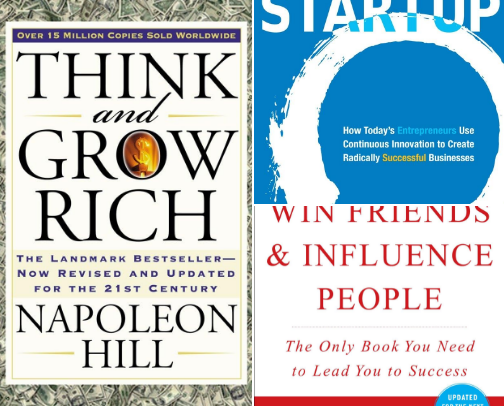 Game-Changing Reads for Business Minds cover photo collage