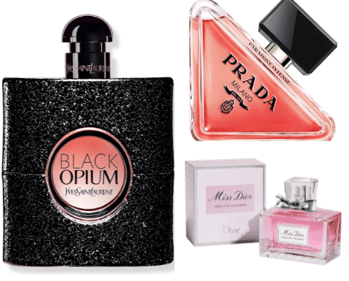 Woman Fragrance cover photo collage